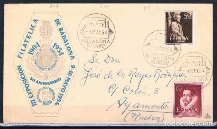 Sellos: 1954.- BADALONA A SABADELL - Foto 1