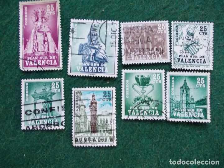 Sellos: Lote sellos serie Valencia - Foto 1