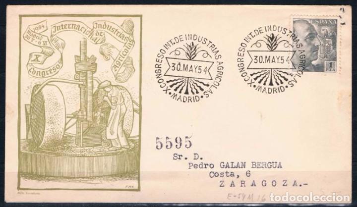 Sellos: 1954.-  MADRID A ZARAGOZA - Foto 1