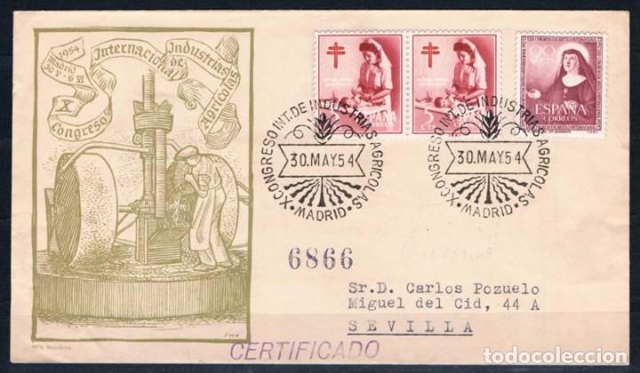 Sellos: 1954.-  MADRID A SEVILLA - Foto 1