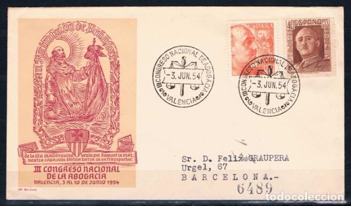 Sellos: 1954.-  VALENCIA A BARCELONA - Foto 1