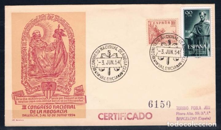 Sellos: 1954.-  VALENCIA A BARCELONA - Foto 1