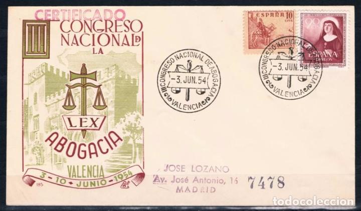 Sellos: 1954.-  VALENCIA A MADRID - Foto 1