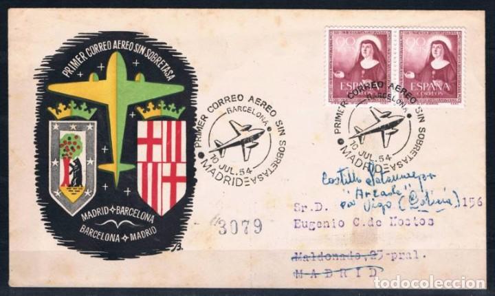 Sellos: 1954.-  MADRID A BARCELONA - Foto 1
