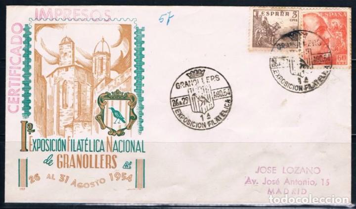 Sellos: 1954.-  GRANOLLERS A MADRID - Foto 1