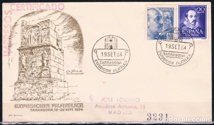 Sellos: 1954.-  TARRAGONA A MADRID - Foto 1