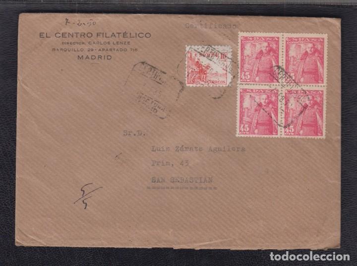 Sellos: 1950.- MADRID A SAN SEBASTIAN - Foto 1