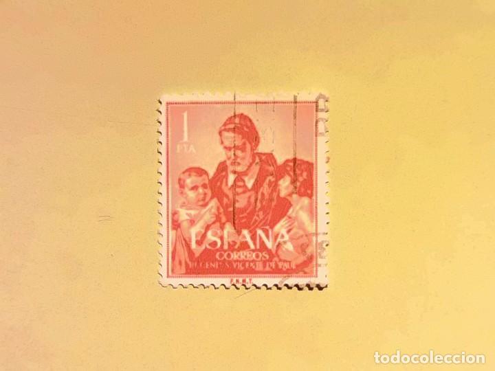Sellos: 1960 - SAN VICENTE DE PAUL - EDIFIL 1297