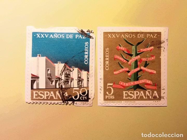Stamps: 1964 - XXV A&Ntilde;OS DE PAZ ESPA&Ntilde;OLA - EDIFIL 1579 Y 1587