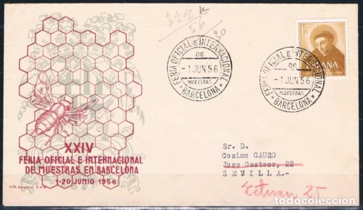 Sellos: 1956.- BARCELONA A SEVILLA - Foto 1