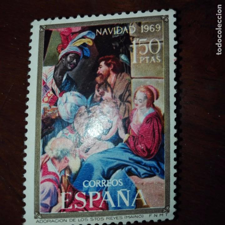 Sellos: ESPA&Ntilde;A.- A&Ntilde;O 1969 EDIFIL 1944 - Foto 1