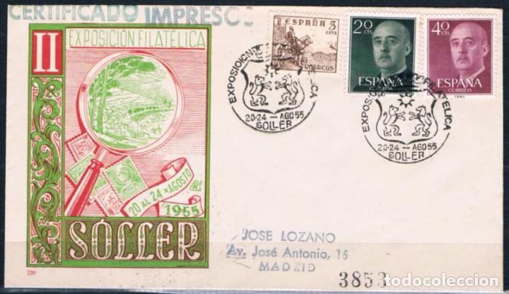 Sellos: 1955.-  SOLLER A MADRID - Foto 1