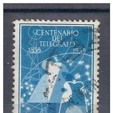 Sellos: ESPAÑA SPAIN AÑO YEAR 1955 EDIFIL Nº 1182 - USADO (O) USED (O) - I CENTENARIO DEL TELEGRAFO - 3 PTAS. Lote 402169334