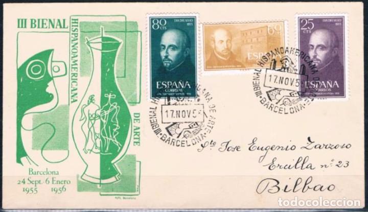 Sellos: 1955.-  BARCELONA A BILBAO - Foto 1
