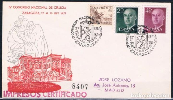 Sellos: 1955.-  ZARAGOZA A MADRID - Foto 1