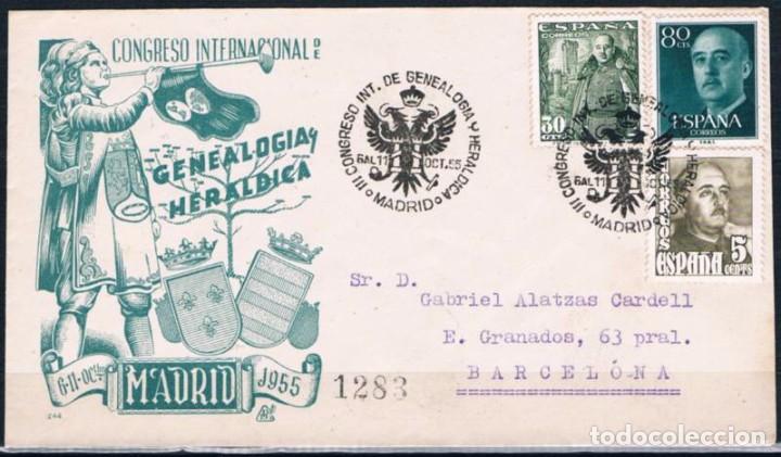 Sellos: 1955.-  MADRID A BARCELONA - Foto 1