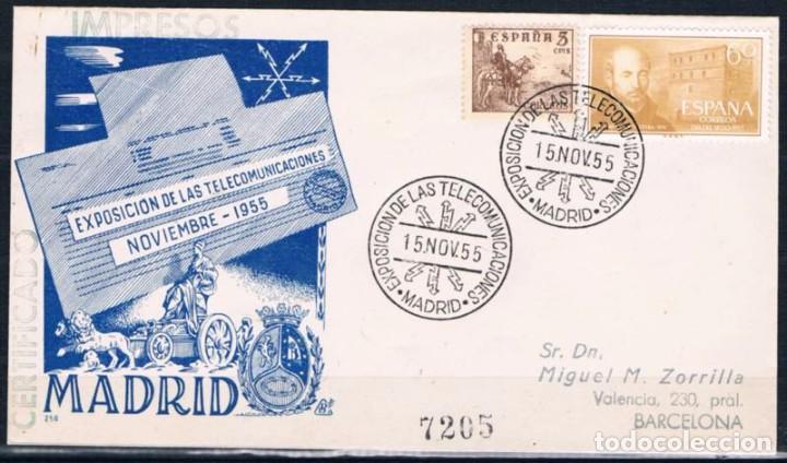 Sellos: 1955.- MADRID A BARCELONA - Foto 1