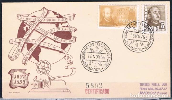 Sellos: 1955.- MADRID A BARCELONA - Foto 1