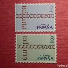 Sellos: SELLO - ESPAÑA - EDIFIL 2031 Y 2032 - EUROPA CEPT - 2 Y 8 PTAS - 1971 - 2 VALORES 