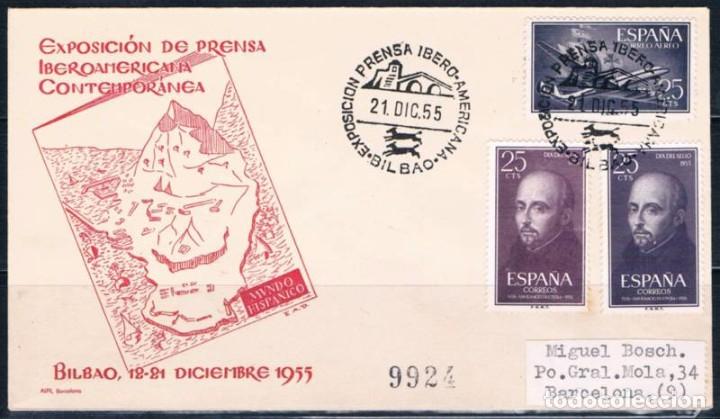 Sellos: 1955.- BILBAO A BARCELONA - Foto 1