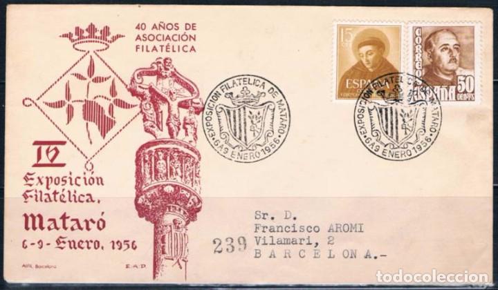 Sellos: 1956.-  MATARO A BARCELONA - Foto 1
