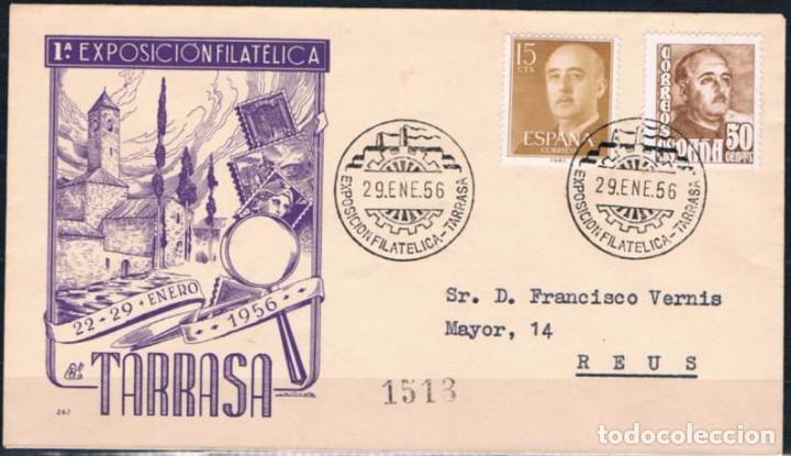 Sellos: 1956.- TARRASA A REUS - Foto 1