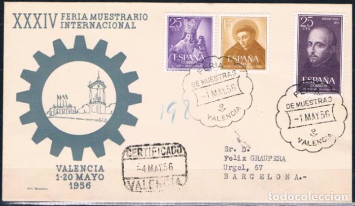 Sellos: 1956.- VALENCIA A BARCELONA - Foto 1