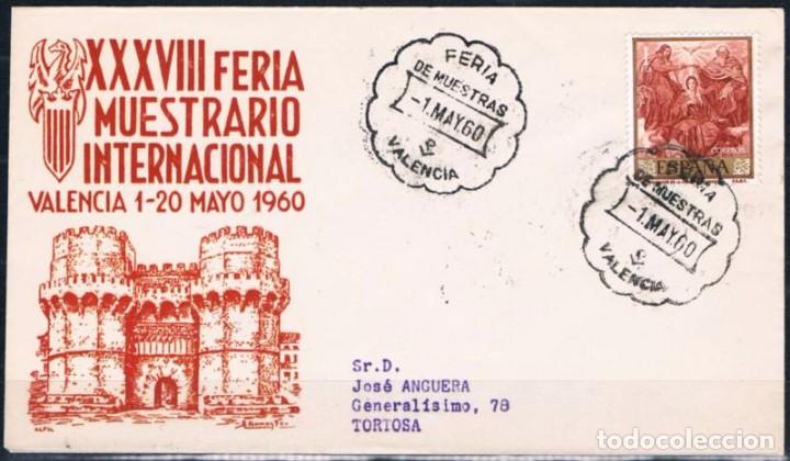 Sellos: 1960.-  VALENCIA A TORTOSA - Foto 1