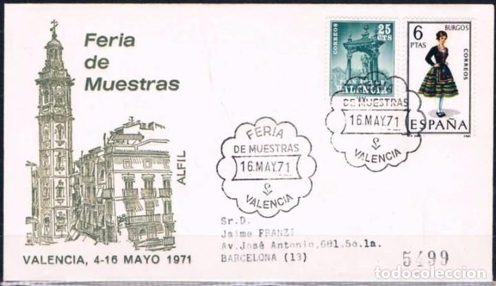 Sellos: 1971.-  VALENCIA A BARCELONA - Foto 1