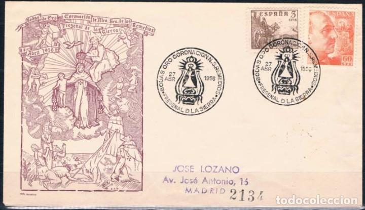 Sellos: 1956.-FREGENAL DE LA SIERRA A MADRID - Foto 1