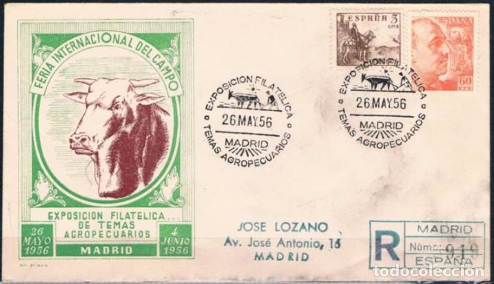 Sellos: 1956.-  MADRID INTERIOR - Foto 1