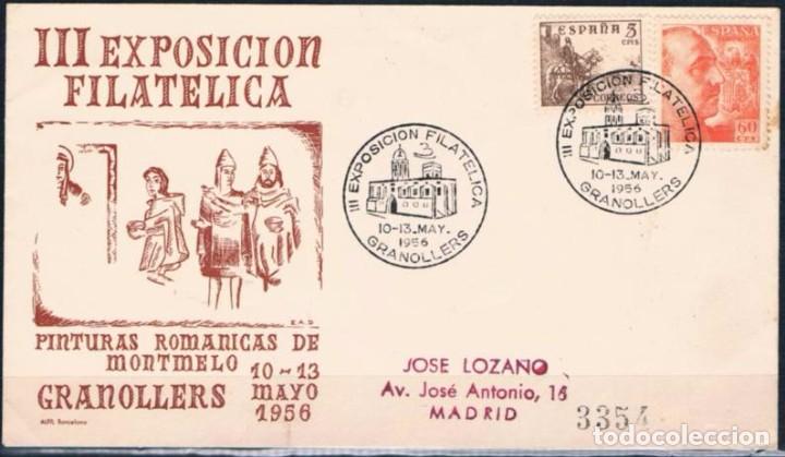 Sellos: 1956.-  GRANOLLERS A MADRID - Foto 1
