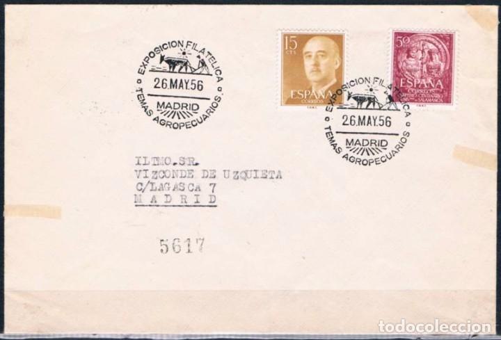 Sellos: 1956.-  MADRID INTERIOR - Foto 1