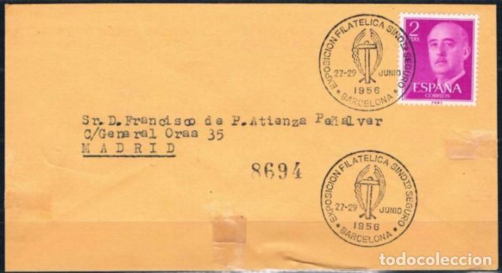 Sellos: 1956.-  BARCELONA A MADRID - Foto 1