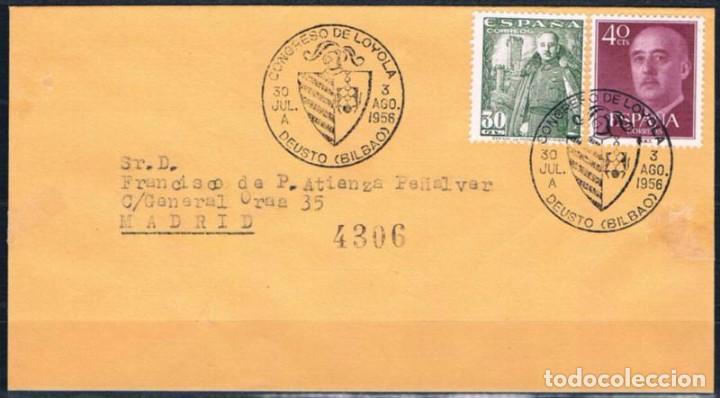 Sellos: 1956.-  BILBAO A MADRID - Foto 1