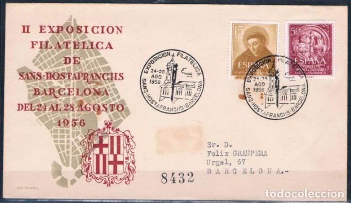 Sellos: 1956.-  BARCELONA INTERIOR - Foto 1