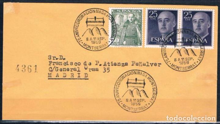 Sellos: 1956.-  MADRID A MONTSERRAT - Foto 1