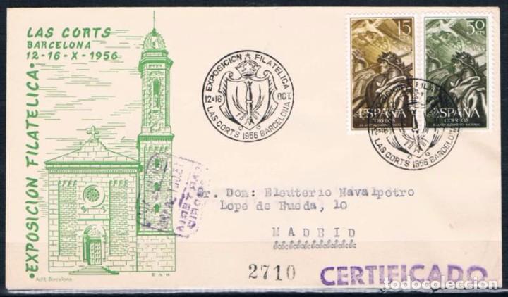 Sellos: 1956.-  BARCELONA A MADRID - Foto 1