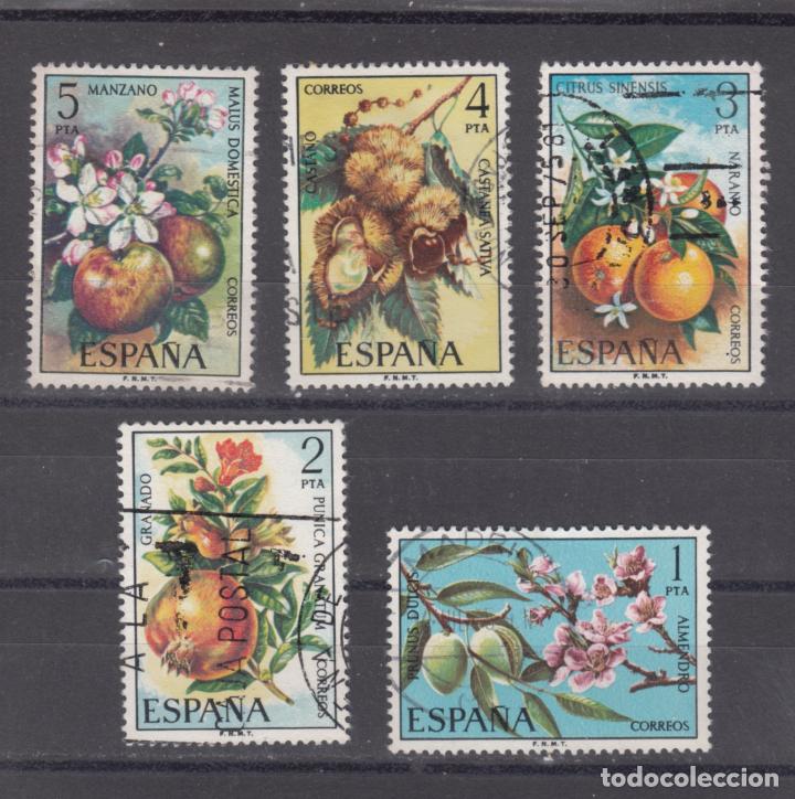 Sellos: espa&ntilde;a 2254/8 lote de 25 series usada, flora, - Foto 1