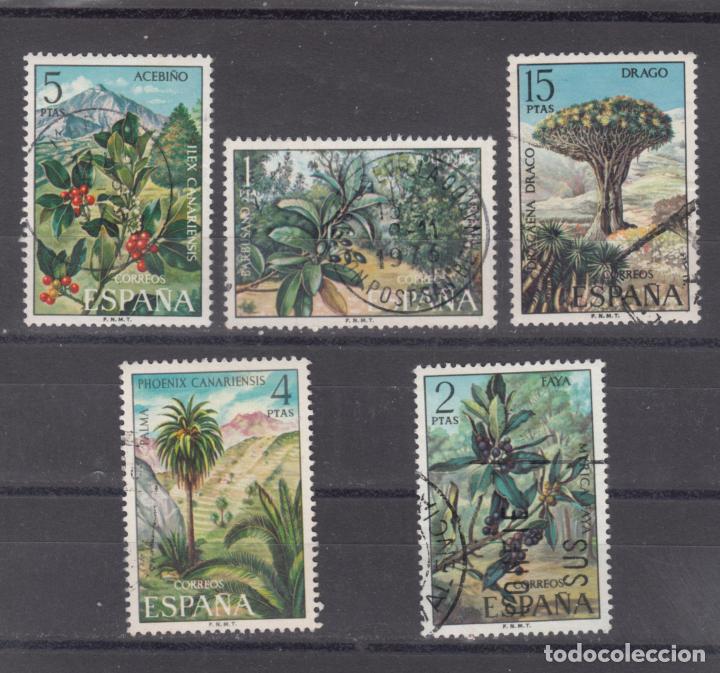 Sellos: Espa&ntilde;a 2120/4 lote de 25 series usada, flora, - Foto 1