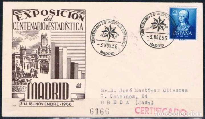 Sellos: 1956.-  MADRID A &Uacute;BEDA - Foto 1