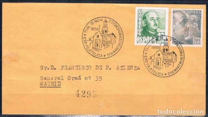 Sellos: 1956.-  SAN MART&Iacute;N DE PROVENSALS A MADRID - Foto 1