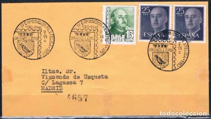 Sellos: 1957.-  GRANOLLERS A MADRID - Foto 1