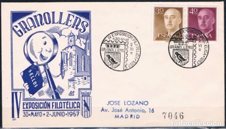Sellos: 1957.- GRANOLLERS A MADRID - Foto 1