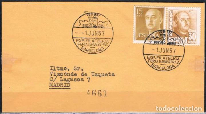 Sellos: 1957.-  BARCELONA A MADRID - Foto 1
