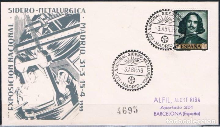 Sellos: 1959.-  MADRID A BARCELONA - Foto 1