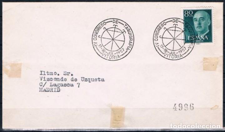 Sellos: 1957.-  VITORIA A MADRID - Foto 1