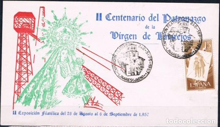 Sellos: 1957.- LINARES (JA&Eacute;N) - Foto 1