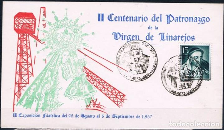Sellos: 1957.-  LINARES (JA&Eacute;N) - Foto 1