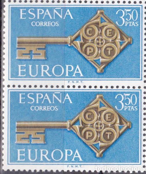 Sellos: 1968 - EUROPA CEPT - EDIFIL 1868 BLOQUE DE 2 - Foto 1